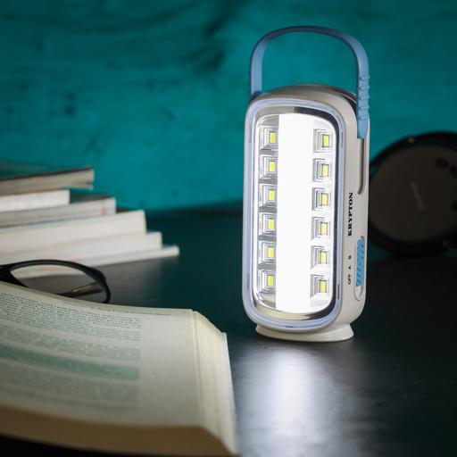 display image 1 for product Rechargeable LED Lantern, KNE5184 - 900mAh Lead-Acid Rechargeable Battery, 24 Pcs Hi-Bright LED, 3 Hours Working Time, Carry Handle, Ideal for Indoor/Outdoor Use