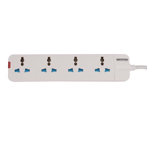display image 4 for product Krypton Extension Socket, 4 Way - 3M - Power Extension Socket -Multi Plug Power Cable- High Quality