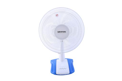 Krypton 60W 16-Inch Table Fan - 3 Speed Settings With Oscillating/Rotating And Static Feature hero image