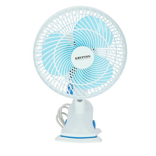 Krypton 8-Inch Table Fan - 2 Speed Settings With Oscillating/Rotating And Static Feature hero image