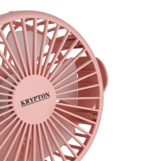 display image 10 for product Krypton KNF6037 Mini Portable | USB Rechargeable Fan |Cooling Fan | Mini Handheld Fan |Quite for Office,Camping
