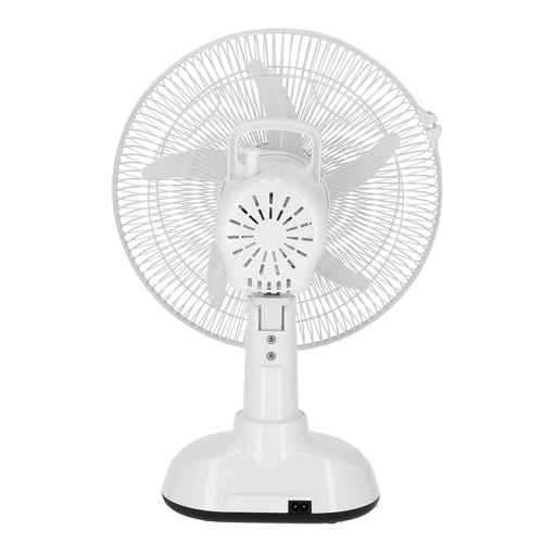 display image 4 for product Krypton 12-Inch Table Fan With Led - 2 Speed Settings With Oscillating/Rotating And Static Feature