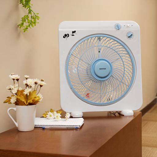 display image 3 for product Krypton 12'' Box Fan - Powerful Personal Desk Box Fan With Copper Motor