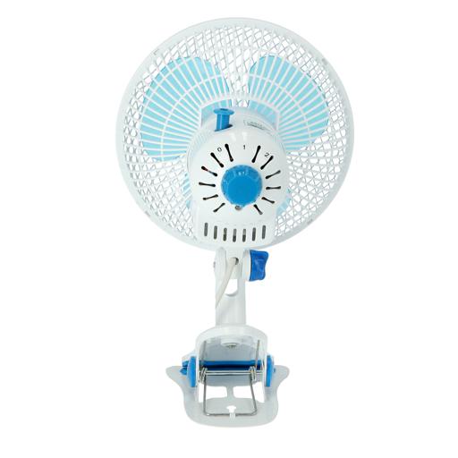 display image 5 for product Krypton 2-IN-1 Desk Fan- KNF6116| High Performance Table Fan with 2-Speed Controls and 3 Leaf Blades| Oscillation and Efficient Cooling, Perfect for Home and Office Use| High Quality 30W Motor for High Speed Wind| 2 Years Warranty, Blue and White