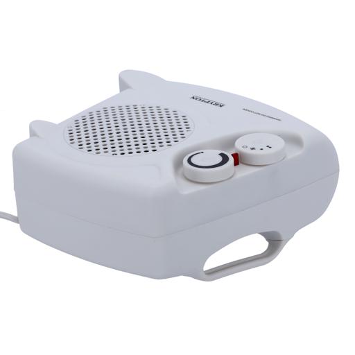 Fan heater 2 speeds, 2000W, white