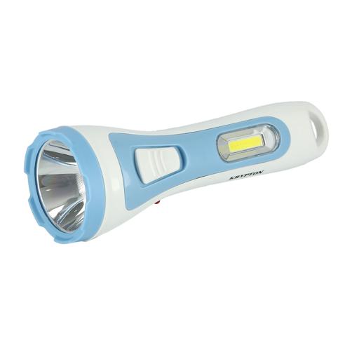 Buy Krypton Rechargeable Led Flashlight High Power Flashlight Super Bright Torch Light Built