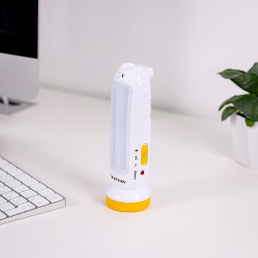 display image 8 for product Rechargeable LED Flashlight - High Power Flashlight Super Bright Torch Light - Built-in 4V 900mAh Battery - Advanced Circuit Saving Energy, Powerful Torch for Camping Hiking Trekking Outdoor