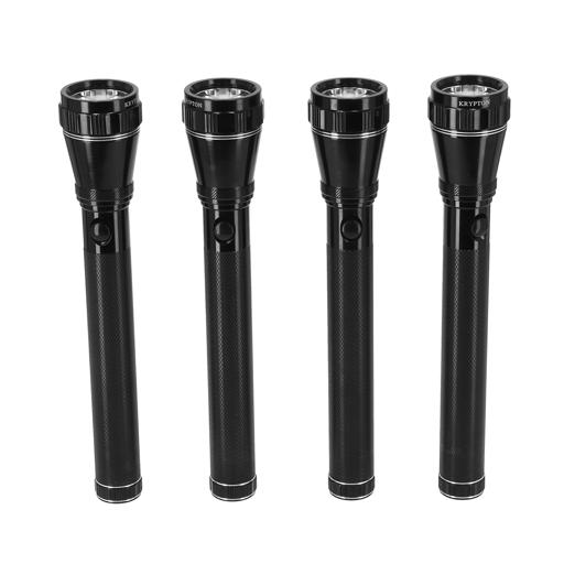 display image 7 for product Krypton Rechargeable Led Flashlight 4Pc - High Power Flashlight Super Bright Cree Led Torch Light