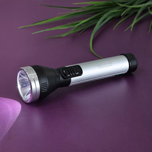 display image 1 for product Rechargeable LED Flashlight - High Power Flashlight Super Bright Torch Light - Built-in 3.7V 1200mAh Battery - 15 Hour Working - Powerful Torch for Camping Hiking Trekking Outdoor