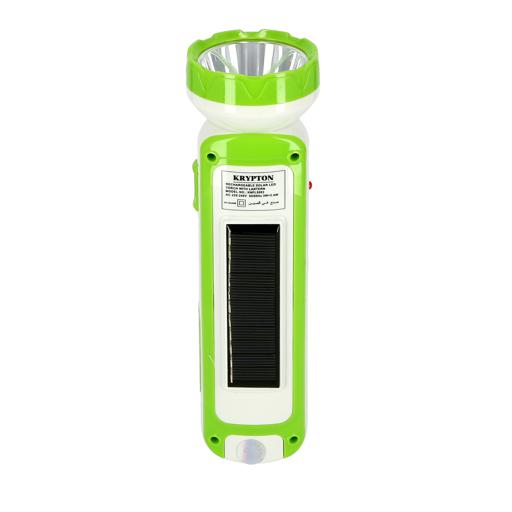 display image 6 for product Rechargeable LED Flashlight with Solar Panel and Emergency Light - High Power Flashlight Super Bright Torch Light - Built-in 4V 900mAh Battery - Powerful Torch for Camping Hiking Trekking Ou