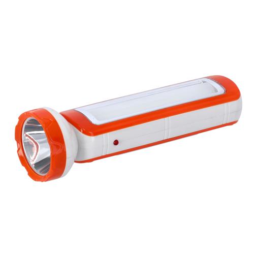 display image 7 for product Rechargeable LED Flashlight with Solar Panel and Emergency Light - High Power Flashlight Super Bright Torch Light - Built-in 4V 900mAh Battery - Powerful Torch for Camping Hiking Trekking Ou