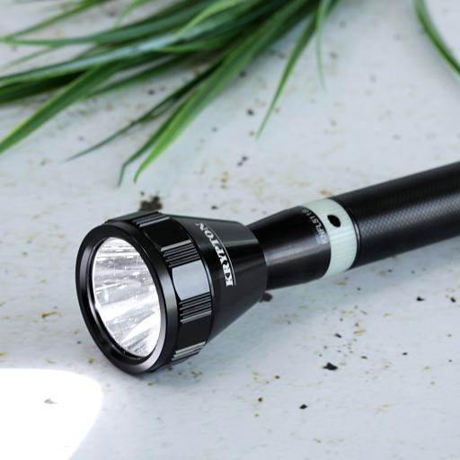 display image 3 for product Rechargeable LED Flashlight - High Power Flashlight Super Bright CREE LED Torch Light - Built-in 1900mAh Battery, USB Charging - Powerful Torch for Camping Hiking Trekking Outdoor