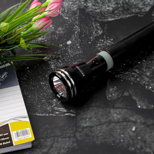 display image 7 for product Rechargeable LED Flashlight, 3 Hours Working, KNFL5165 | Lifetime Warranty for CREE LED | Unbreakable Lens | Rechargeable Battery 1900mAh | 3000 Meters Real Range Distance