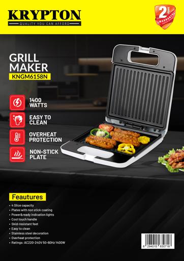 display image 15 for product Krypton KNGM6158 Grill Maker