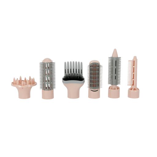 display image 8 for product Krypton 7 In 1 Hair Styler Brush, Hair Curler, Wand Rolls, Hair Straightener Styler- 3 Heat Setting