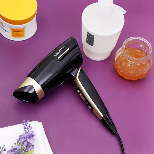display image 1 for product Krypton 1200W Powerful Hair Dryer With Concentrator - 2-Speed & 2 Temperature Settings - Salon
