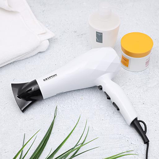 display image 1 for product Krypton 2200W Powerful Hair Dryer With Concentrator - 2-Speed & 3 Temperature Settings - Salon