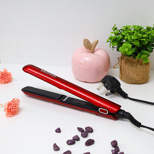 display image 1 for product Ceramic Hair Straightener, KNH6110 - Ceramic Flat Iron for Women, Girls All Hair Styles, Portable and Durable, Lightweight, Fits All Hair Types