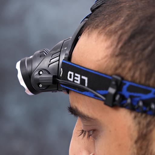display image 3 for product Krypton High Power Zoomable Super Brright Headlamp 10W T6 Led Headlamps Bicycle Camping Head Torch