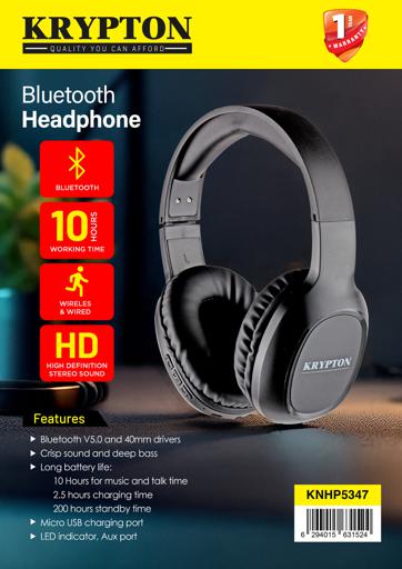 display image 8 for product Krypton Bluetooth Headphone With 10 Hours Battery Life