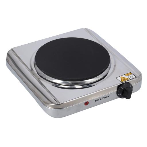 Stainless Steel Hot Plate, 185mm, KNHP6289 | Single Plate | Auto-Thermostat | Overheat Protection | Various Heat Operations | On/Off Indicator Light hero image