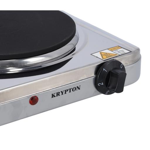 display image 7 for product Stainless Steel Hot Plate, 185mm, KNHP6289 | Single Plate | Auto-Thermostat | Overheat Protection | Various Heat Operations | On/Off Indicator Light