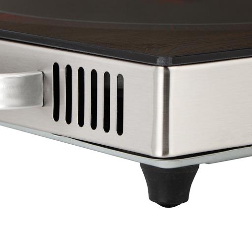 display image 9 for product Krypton Digital Infrared Cooker- KNIC6024/ Single Cooking Hob, 2000-Watt Burner with Adjustable Temperature, Energy Saving/ Touch and Sensor Touchpad Control, Multi Functions Include Fried, BBQ, Soup, Timer/ Brown, 2 Years Warranty