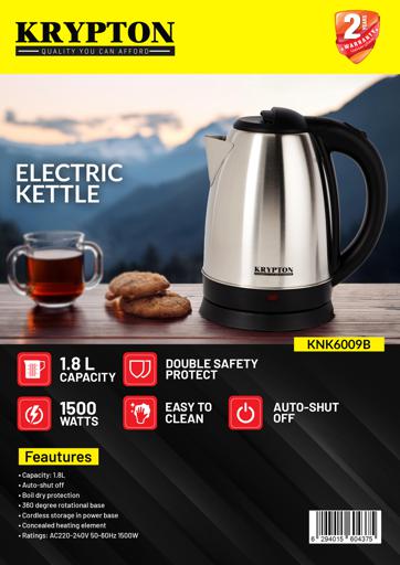 display image 13 for product Stainless Steel Electric Kettle | 1.8 L | 1500 W