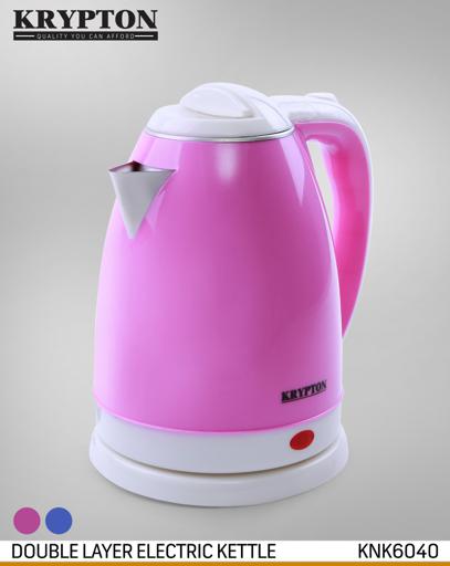 display image 1 for product Krypton 1.8Liter Double Layer Electric Kettle- 360 Degree Rotation Base - Concealed Stainless Steel