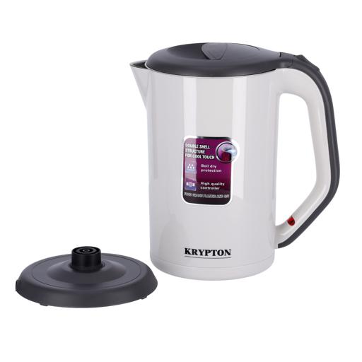 display image 9 for product Double Layer Kettle, 1.8L Automatic Cut-Off Kettle, KNK6105 | 360 Rotational Base | Boil-Dry Protection| Detachable Power Base | Ideal for Tea, Coffee, Milk, Soup & More