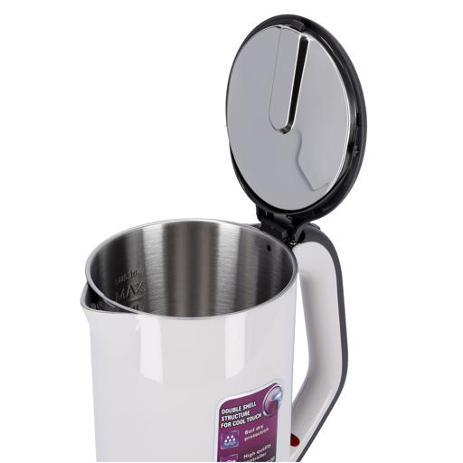 display image 10 for product Double Layer Kettle, 1.8L Automatic Cut-Off Kettle, KNK6105 | 360 Rotational Base | Boil-Dry Protection| Detachable Power Base | Ideal for Tea, Coffee, Milk, Soup & More