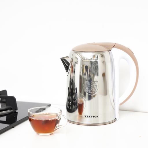 display image 1 for product Krypton KNK6127 Stainless Steel Kettle 1600W- 2.2L