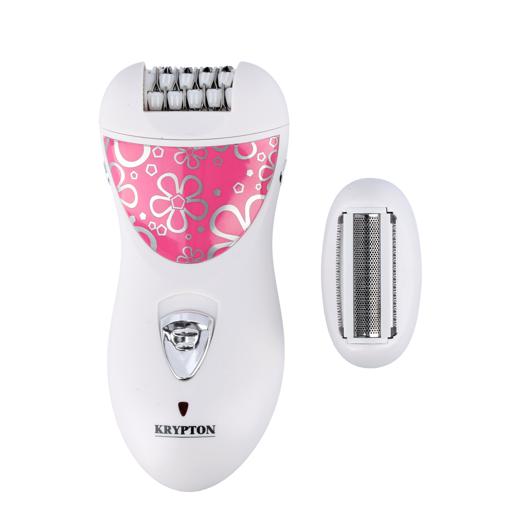 display image 6 for product Krypton 600Mah Hair Removal Ladies Epilator 2 In 1 Cordless Rechargeable Shaver With Shaving Head