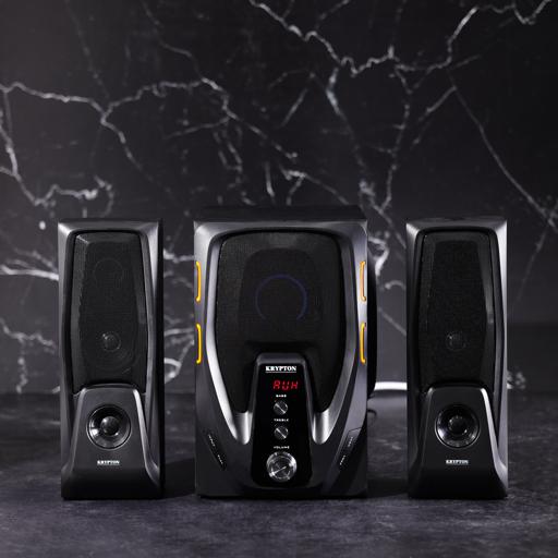 display image 3 for product Krypton 50000Wpmp 2.1 - Channel Multimedia Home Theater System With Thunder Bass Surround Sound