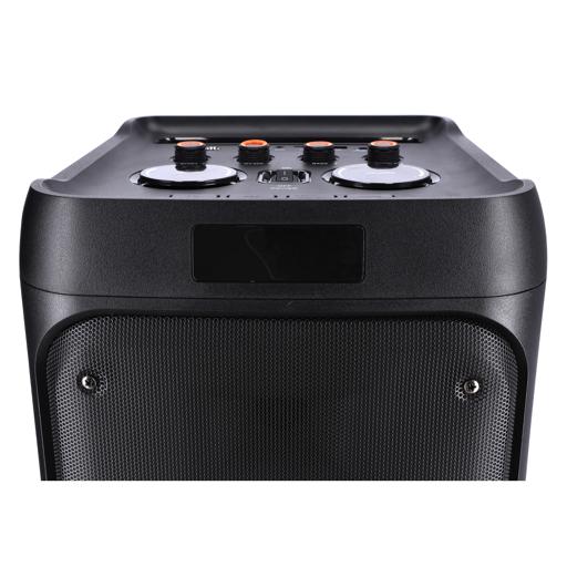 display image 9 for product 6.5'' Rechargeable Professional Speaker, KNMS5194 | With REC, AUX/ Guitar & MIC Input, Remote | Includes Mic, AUX Cable and iPad Holder | USB/ BT/ TF/ FM/ TWS