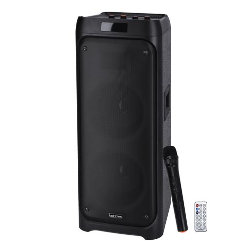 6.5'' Rechargeable Professional Speaker, KNMS5194 | With REC, AUX/ Guitar & MIC Input, Remote | Includes Mic, AUX Cable and iPad Holder | USB/ BT/ TF/ FM/ TWS hero image