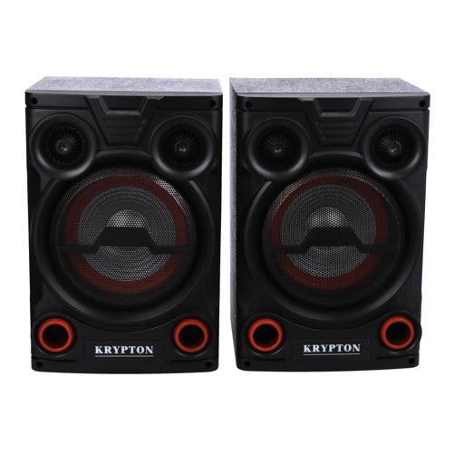 display image 8 for product 2.0 Professional Speaker with Remote & Microphone, KNMS5195 | 8" Woofer with Colourful Light | With USB/Bluetooth Connect/FM Radio/SD/Aux Input | 40000W PMPO