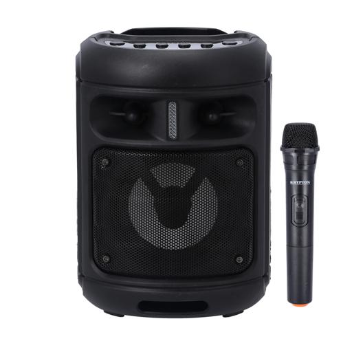 Portable Rechargeable Speaker with Wireless Mic | KNMS5392 | BT/TF/USB/FM/AUX/SD card Inputs - Karaoke Speaker | Bluetooth 4.2 | 2 Years Warranty hero image