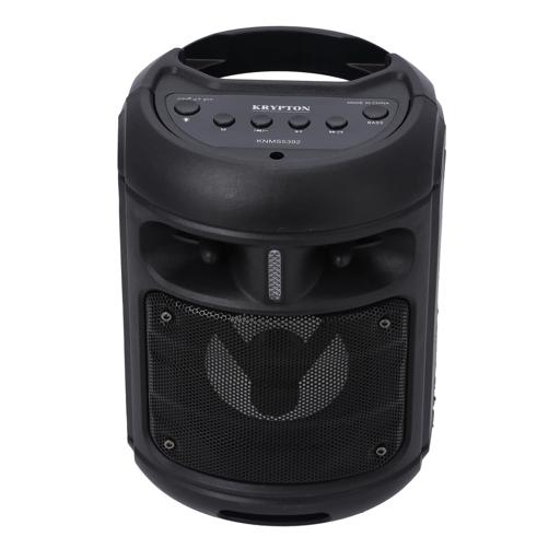 display image 7 for product Portable Rechargeable Speaker with Wireless Mic | KNMS5392 | BT/TF/USB/FM/AUX/SD card Inputs - Karaoke Speaker | Bluetooth 4.2 | 2 Years Warranty