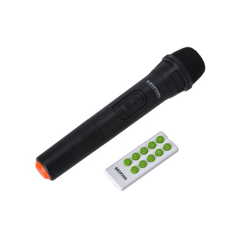 display image 4 for product Portable Professional Rechargeable Speaker, KNMS5393 | Trolley Handle & Wheels | TWS Function | BT/ Aux/ USB/ TF/FM/ Mic | Perfect for Indoor & Outdoor Use