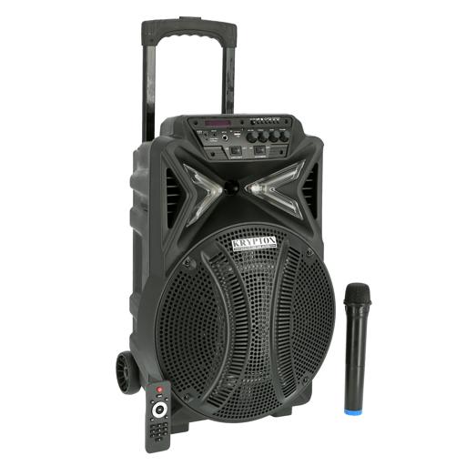 display image 5 for product Krypton Rechargeable Portable Trolley Speaker -With Usb, Sd Card, Fm, Mic, Bluetooth