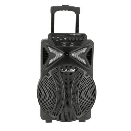 display image 7 for product Krypton Rechargeable Portable Trolley Speaker -With Usb, Sd Card, Fm, Mic, Bluetooth