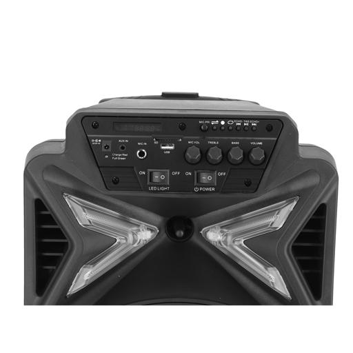 display image 8 for product Krypton Rechargeable Portable Trolley Speaker -With Usb, Sd Card, Fm, Mic, Bluetooth