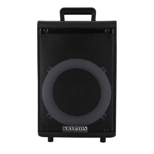 display image 6 for product Krypton Rechargeable Portable Speaker 8 Inch - With Usb, Sd Card, Fm, Mic, Bluetooth & Remote