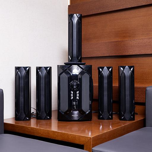 display image 4 for product Krypton High Power 5.1 Ch Multimedia Speaker - Multimedia Speaker System With Subwoofer - Usb/Sd/Fm