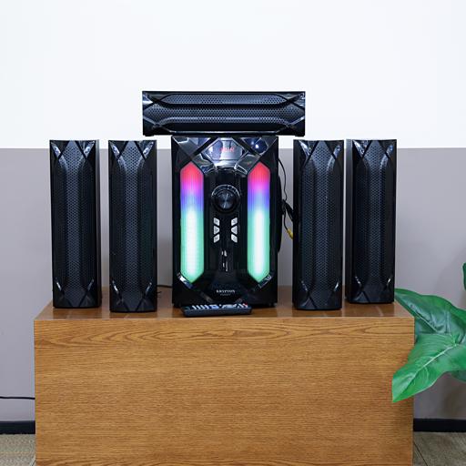 display image 2 for product Krypton High Power 5.1 Ch Multimedia Speaker - Multimedia Speaker System With Subwoofer - Usb/Sd/Fm