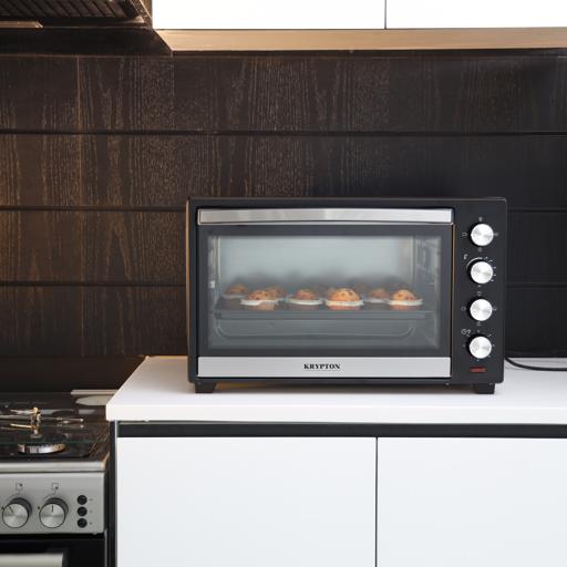 display image 1 for product Electric Oven with Rotisserie/Convection, 60L, KNO5322 | 60 Minutes Timer | Inside Lamp | Stainless Steel Heating Elements | Heat Resistant Tempered Window | 2000W Power