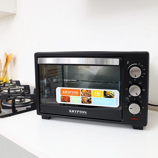 display image 2 for product Krypton 1280W Electric Oven, 6 Power Levels And 60 Minute Timer, 19 Liter Capacity, Auto Shut-Off