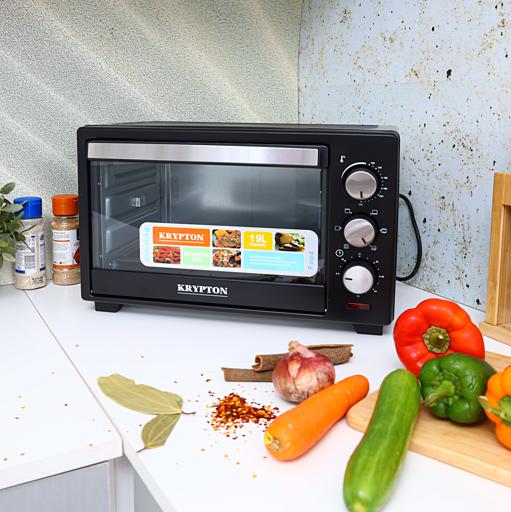 display image 7 for product Krypton 1280W Electric Oven, 6 Power Levels And 60 Minute Timer, 19 Liter Capacity, Auto Shut-Off