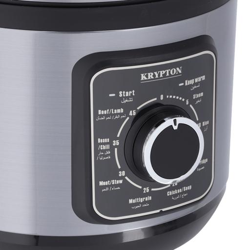 display image 8 for product Electric Pressure Cooker with 6L Capacity, KNPC6304 | Temperature Adjustable | Keep Warm Function | Steam, Rice, Porridge, Chicken Soup, Multigrain, Meat/ Stew, Beans/ Chill, Beef/ Lamp